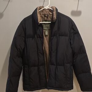 Vintage Goose Down Eddie Bauer Men's Black Puffer Jacket